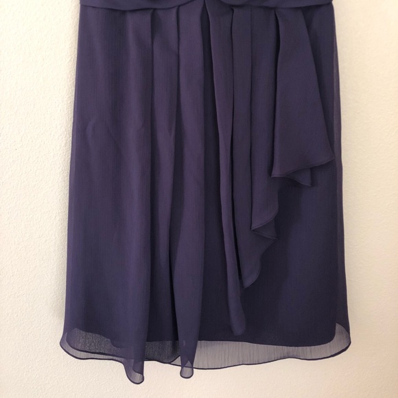 Purple strapless dress - Picture 3 of 6